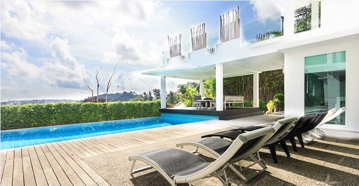 Sea View Villa with Private Pool - Kata Hill